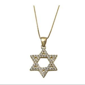 ADI PAZ 14K YELLOW GOLD STAR OF DAVID NECKLACE